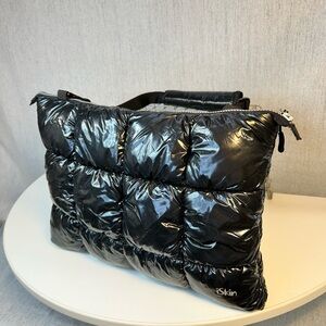 iSkin Black Quilted Tote Bag